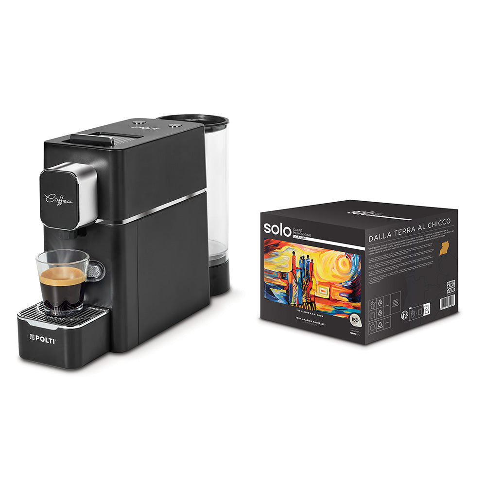 Polti Coffea S15B con 150 cialde Uganda